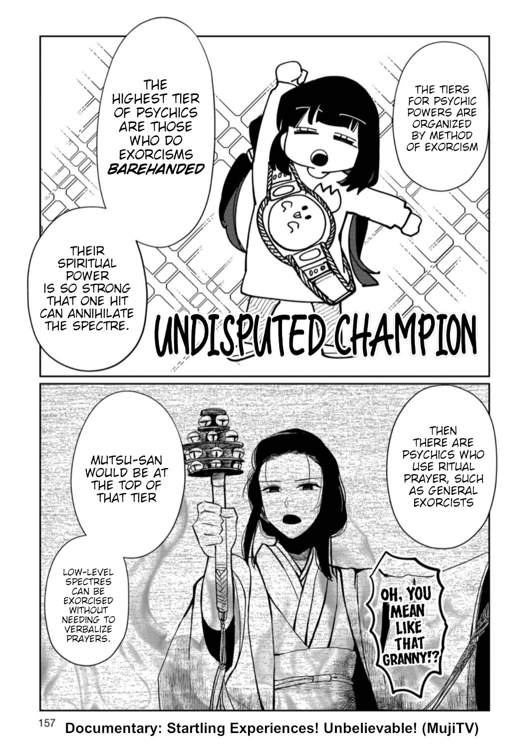 Kaya-Chan Isn't Scary - Vol.4 Chapter 27.5: Volume 4 Extra: Mob-San Explains! ~Exorcism Power Ranking~