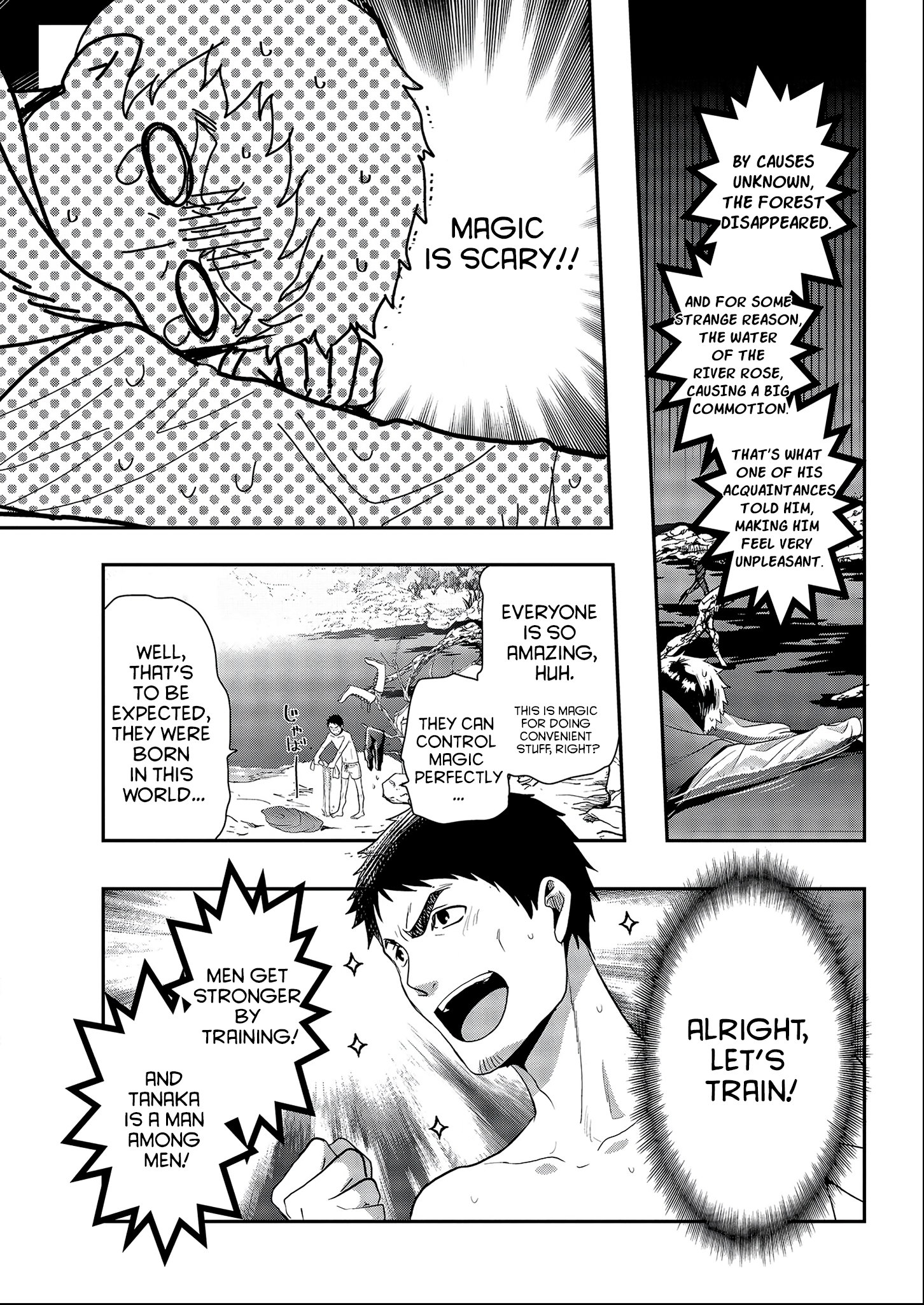 Tanaka No Isekai Nariagari - Chapter 1: A Hard Fight