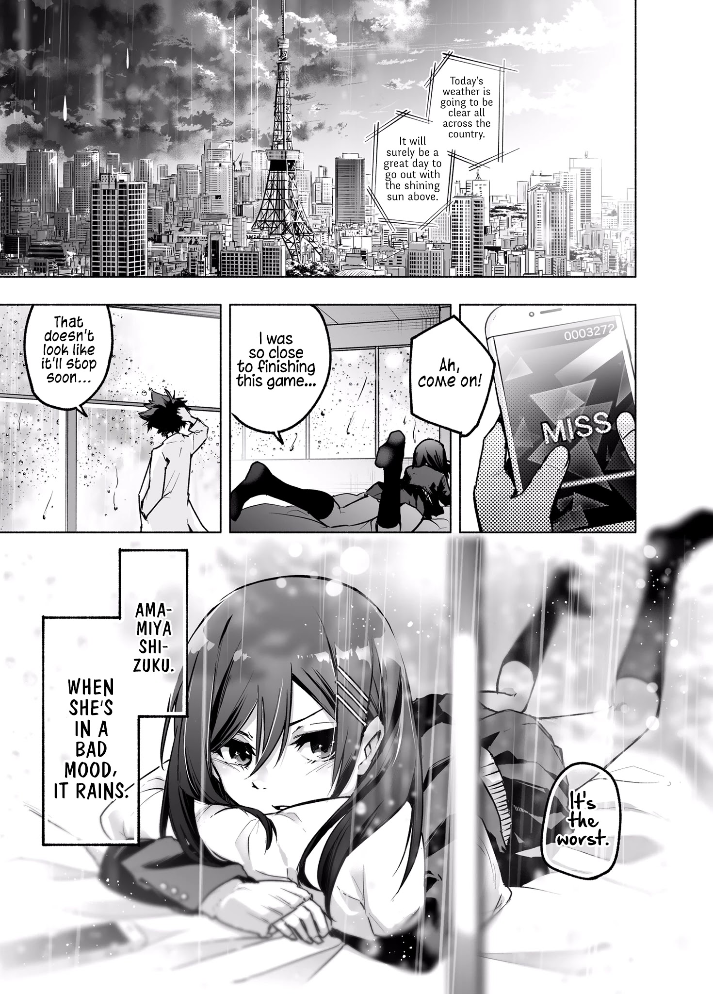 Together With The Rain - Chapter 1: When She's In A Bad Mood, It Rains.