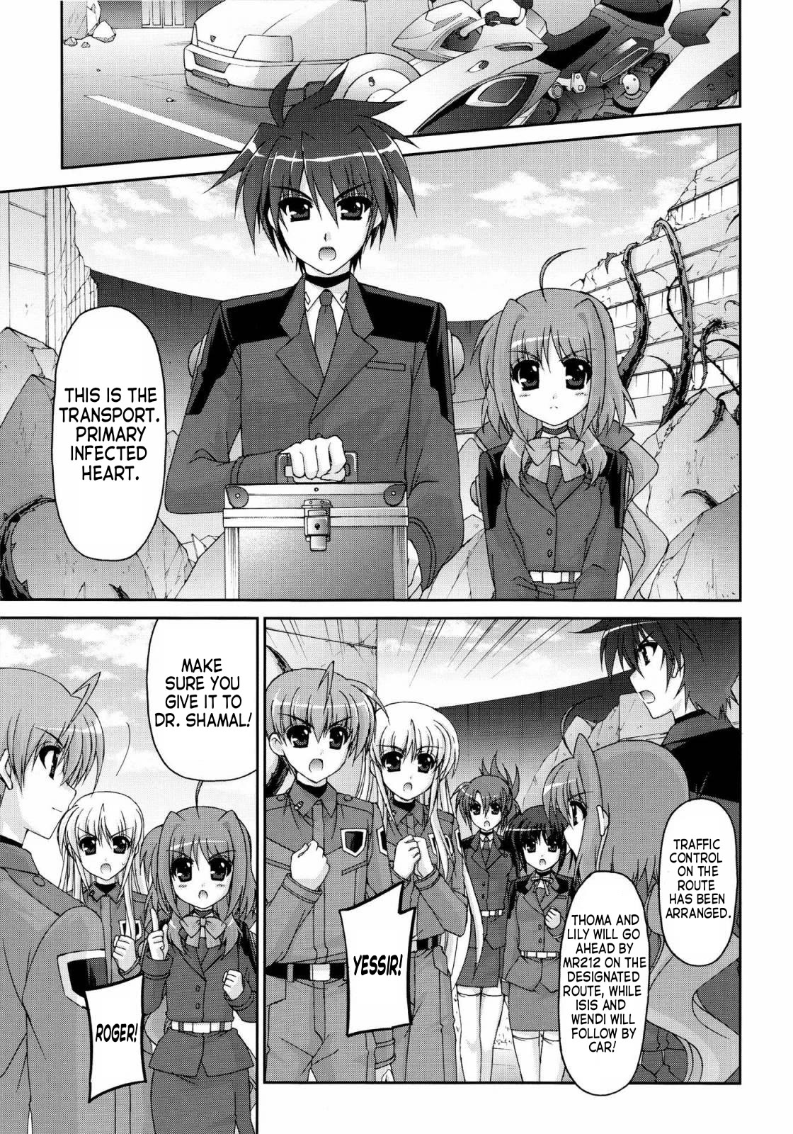 Mahou Senki Lyrical Nanoha Force - Chapter 31: Record 31 - 「Dominant&Rose (Ii)」