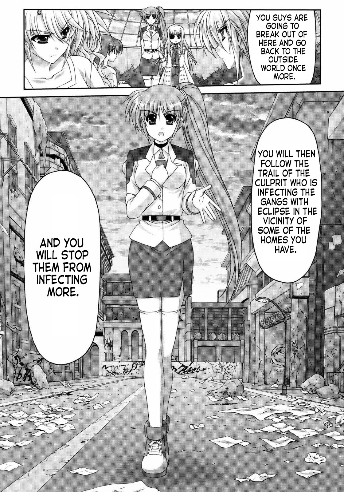 Mahou Senki Lyrical Nanoha Force - Chapter 31: Record 31 - 「Dominant&Rose (Ii)」