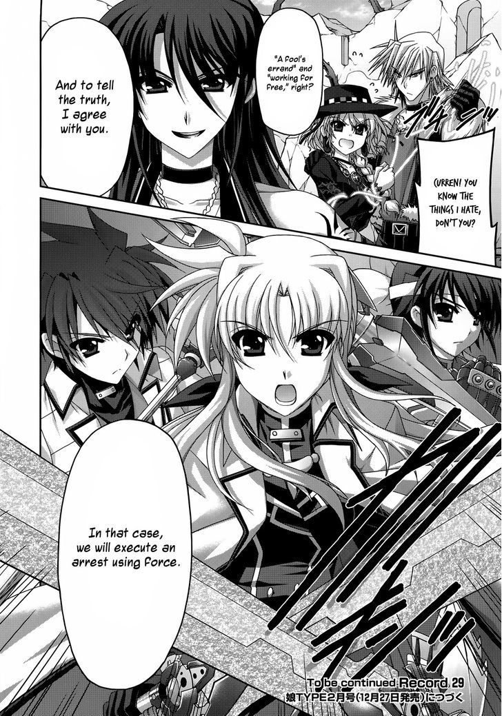 Mahou Senki Lyrical Nanoha Force - Vol.6 Chapter 28 : Get Away (Ii)