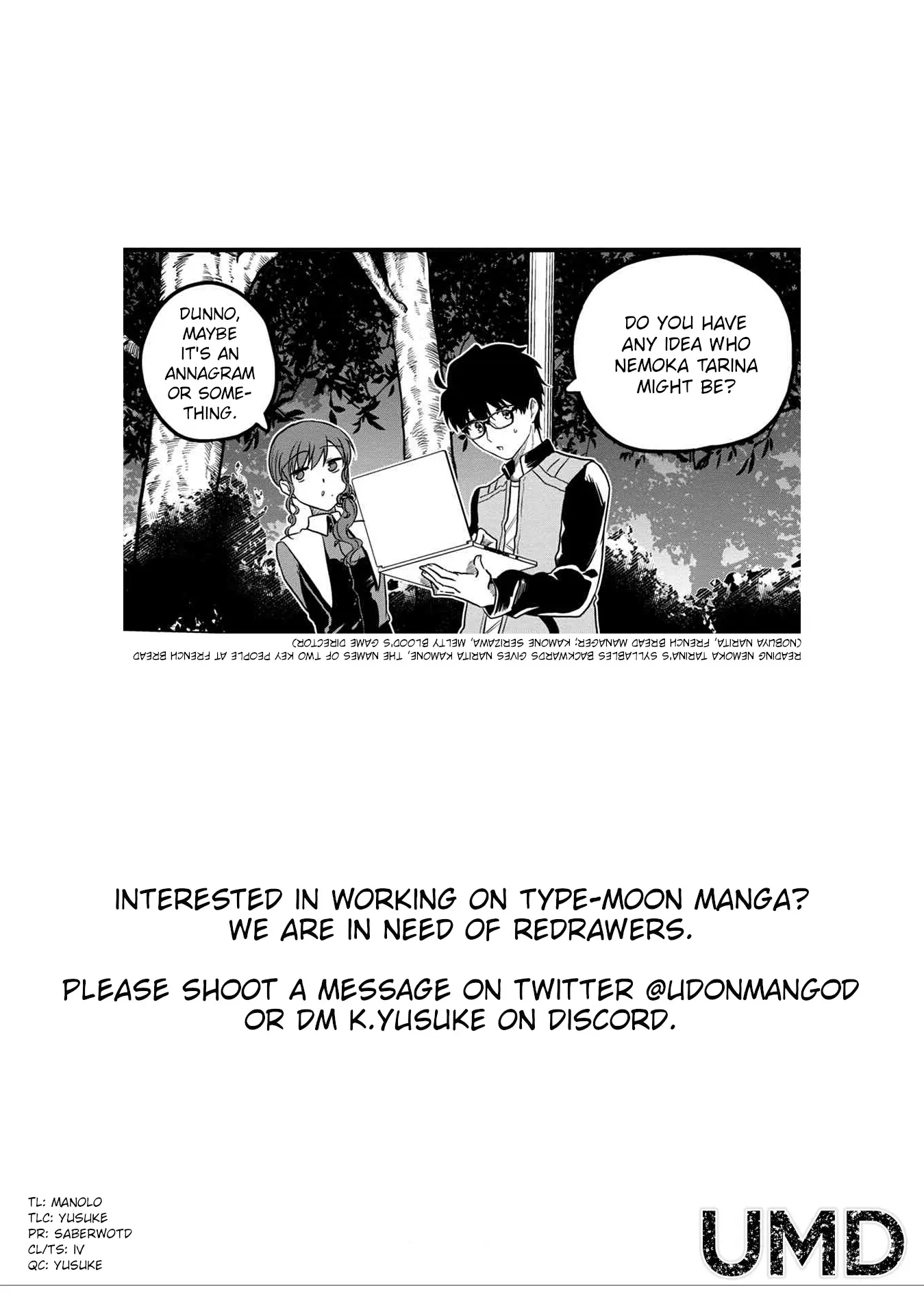 Melty Blood: Type Lumina Piece In Paradise - Chapter 16.1