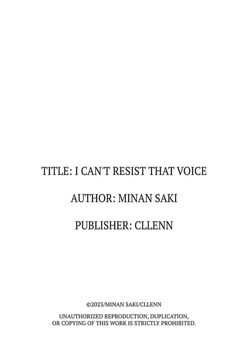 I Can't Resist That Voice - Chapter 7