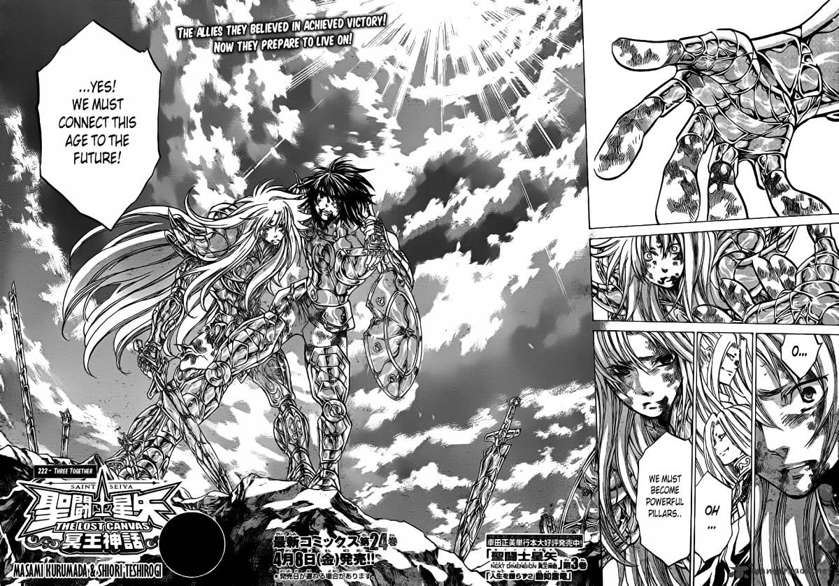 Saint Seiya - The Lost Canvas - Chapter 222 : Three Together