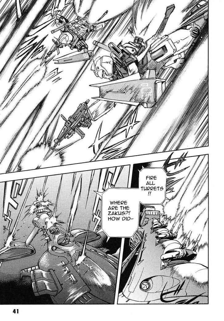 Kidou Senshi Gundam Gaiden - Sora, Senku No Hate Ni... - Vol.1 Chapter 1 : First Battle