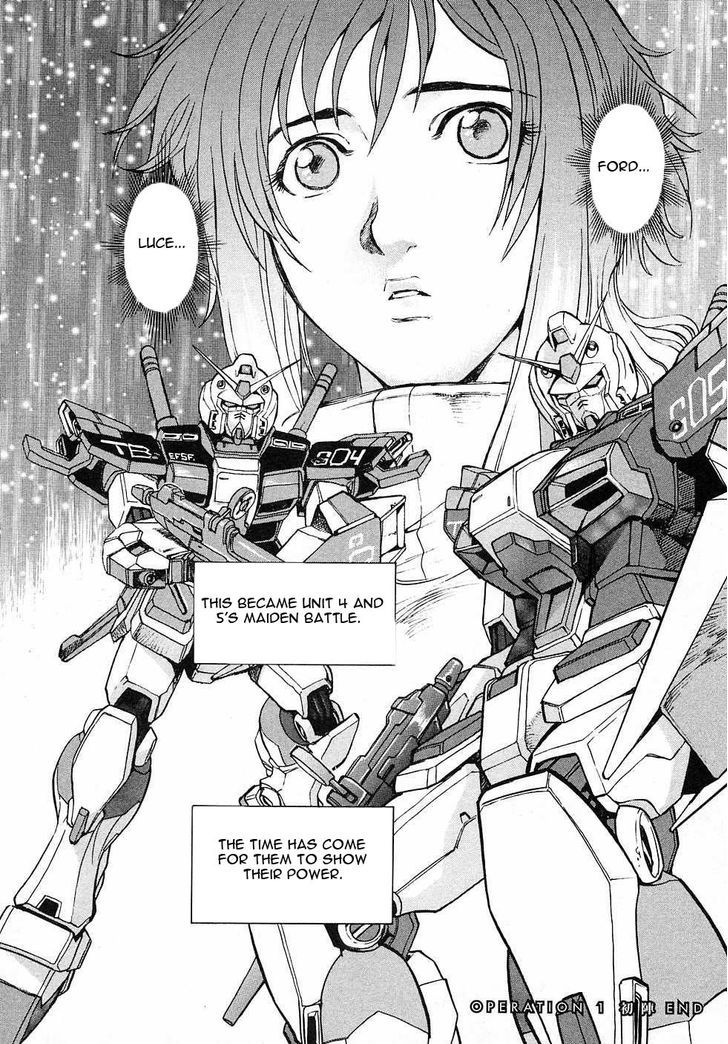 Kidou Senshi Gundam Gaiden - Sora, Senku No Hate Ni... - Vol.1 Chapter 1 : First Battle