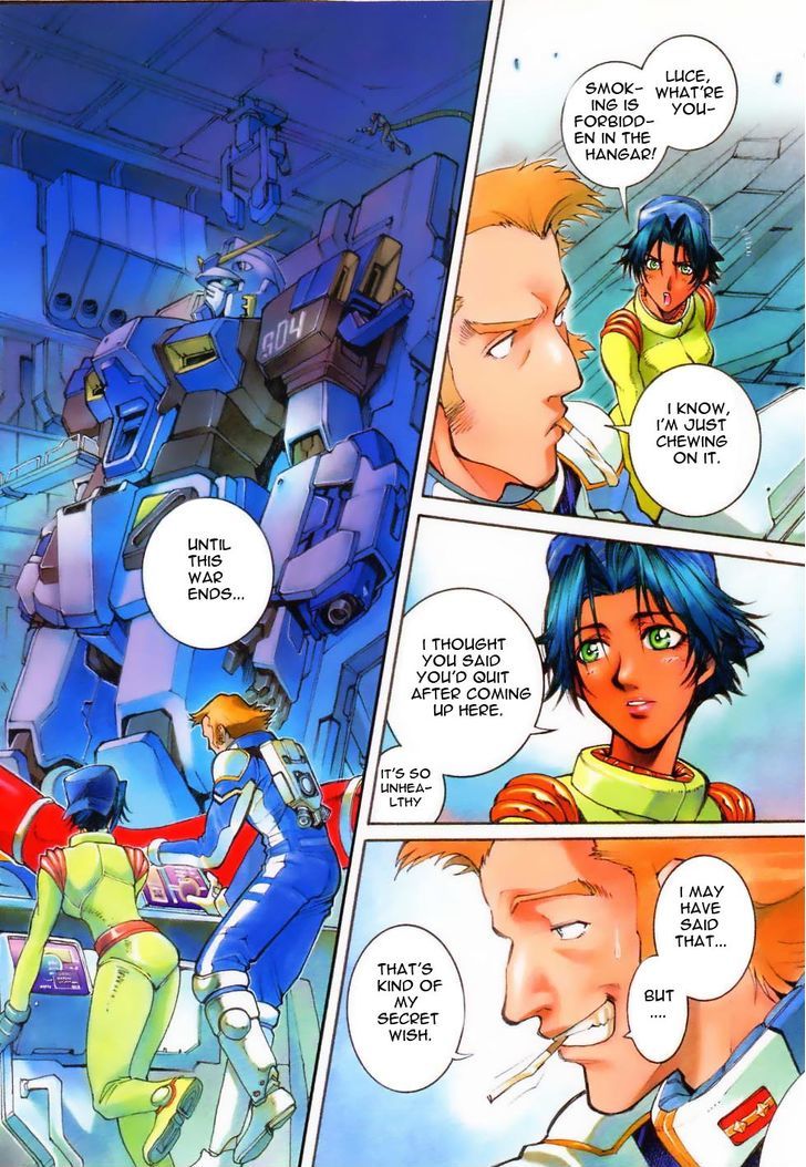 Kidou Senshi Gundam Gaiden - Sora, Senku No Hate Ni... - Vol.1 Chapter 5 : Light Explosion