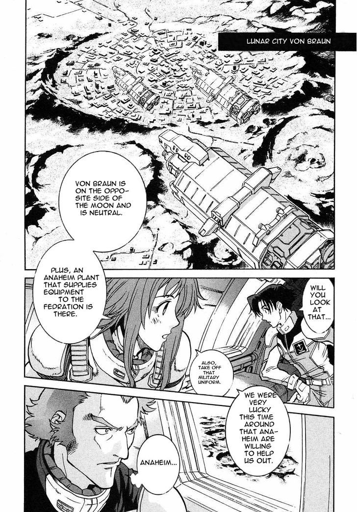 Kidou Senshi Gundam Gaiden - Sora, Senku No Hate Ni... - Vol.1 Chapter 4 : Lunar Surface