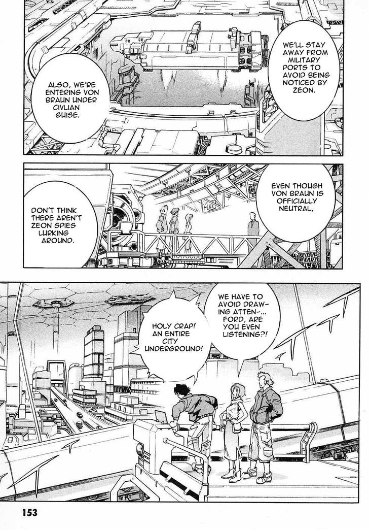 Kidou Senshi Gundam Gaiden - Sora, Senku No Hate Ni... - Vol.1 Chapter 4 : Lunar Surface