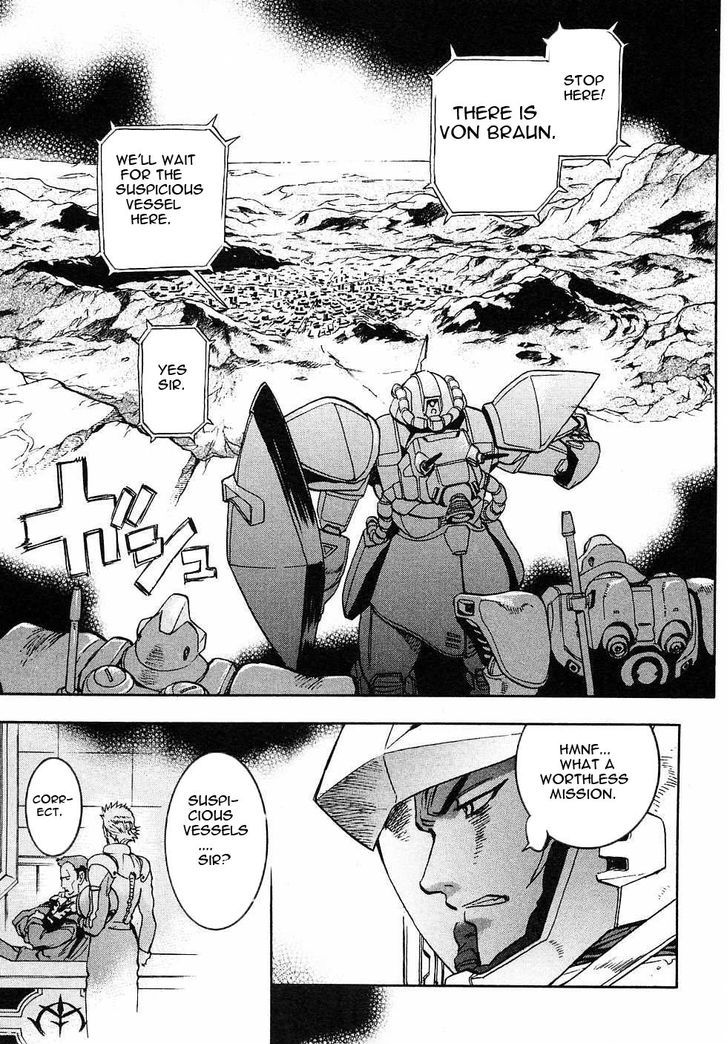 Kidou Senshi Gundam Gaiden - Sora, Senku No Hate Ni... - Vol.1 Chapter 4 : Lunar Surface