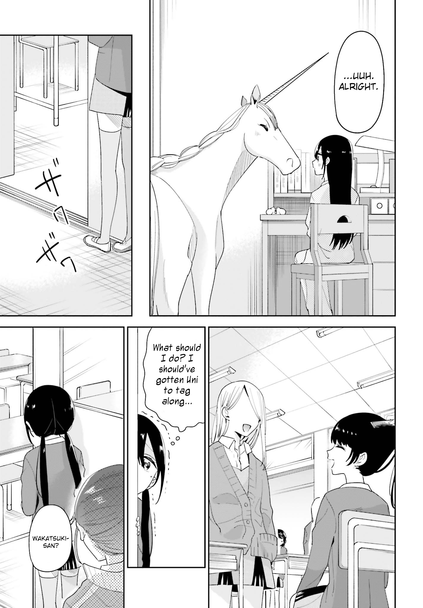 Unicorn To Sabishi-Gari Ya Shoujo - Chapter 9.1: Unicorn And The Lonesome Girl Part 1