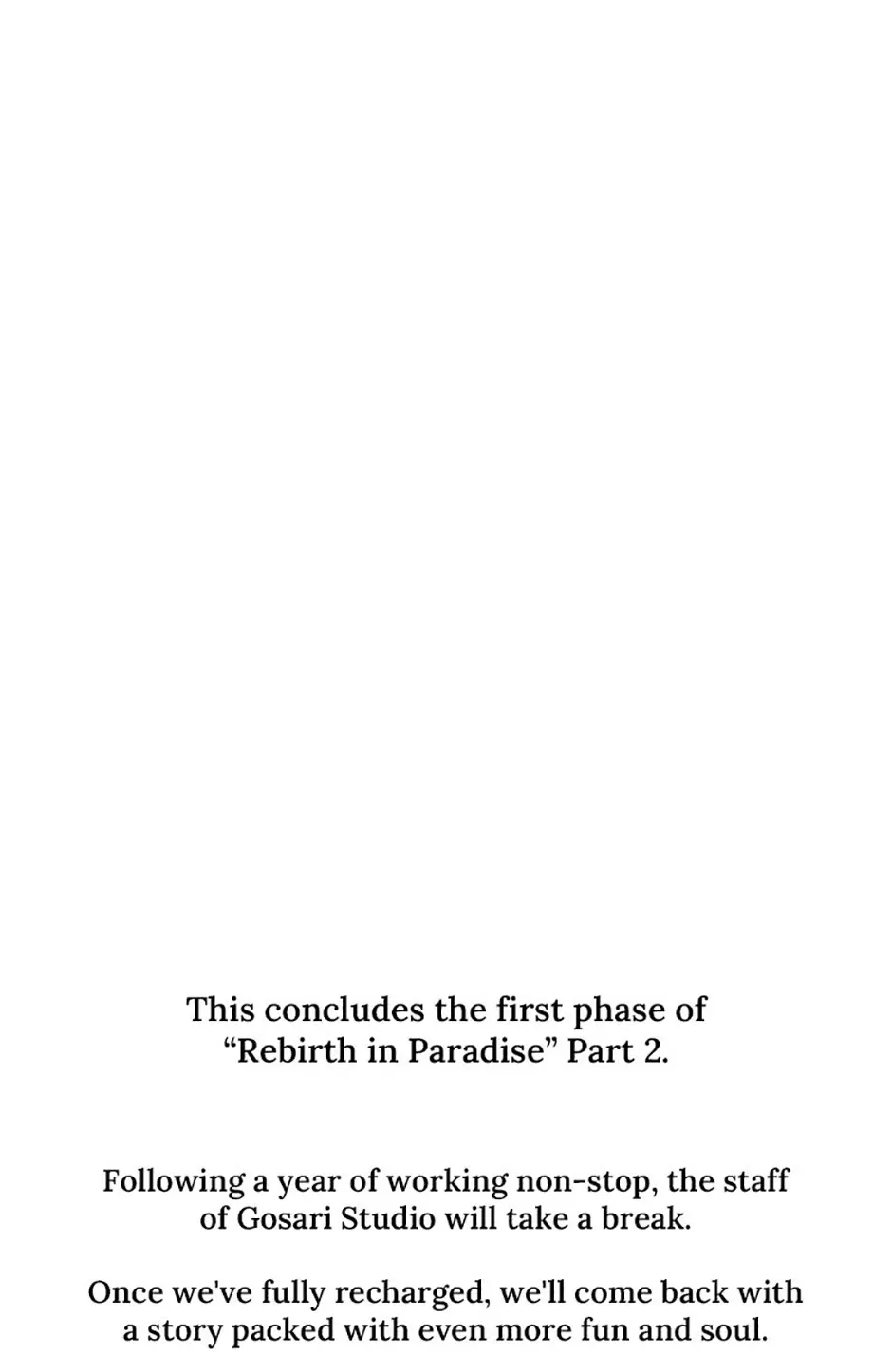 Rebirth In Paradise - Chapter 135