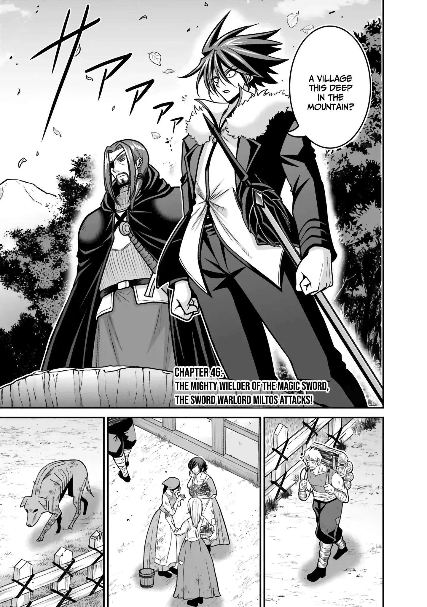 Kujibiki Tokushou Musou Harem-Ken - Vol.10 Chapter 46: The Mighty Wielder Of The Magic Sword, The Sword Warlord Miltos Attacks!