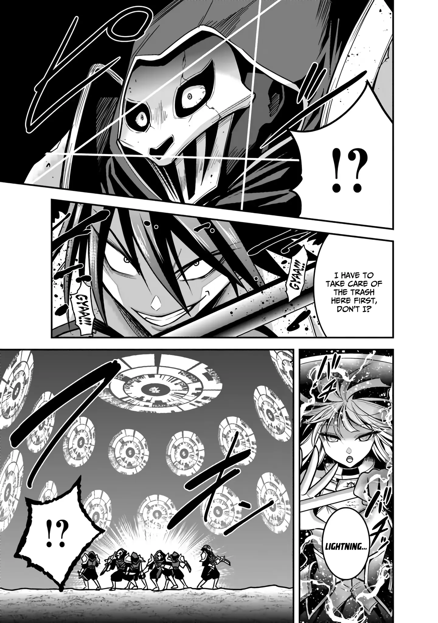 Kujibiki Tokushou Musou Harem-Ken - Vol.10 Chapter 46: The Mighty Wielder Of The Magic Sword, The Sword Warlord Miltos Attacks!