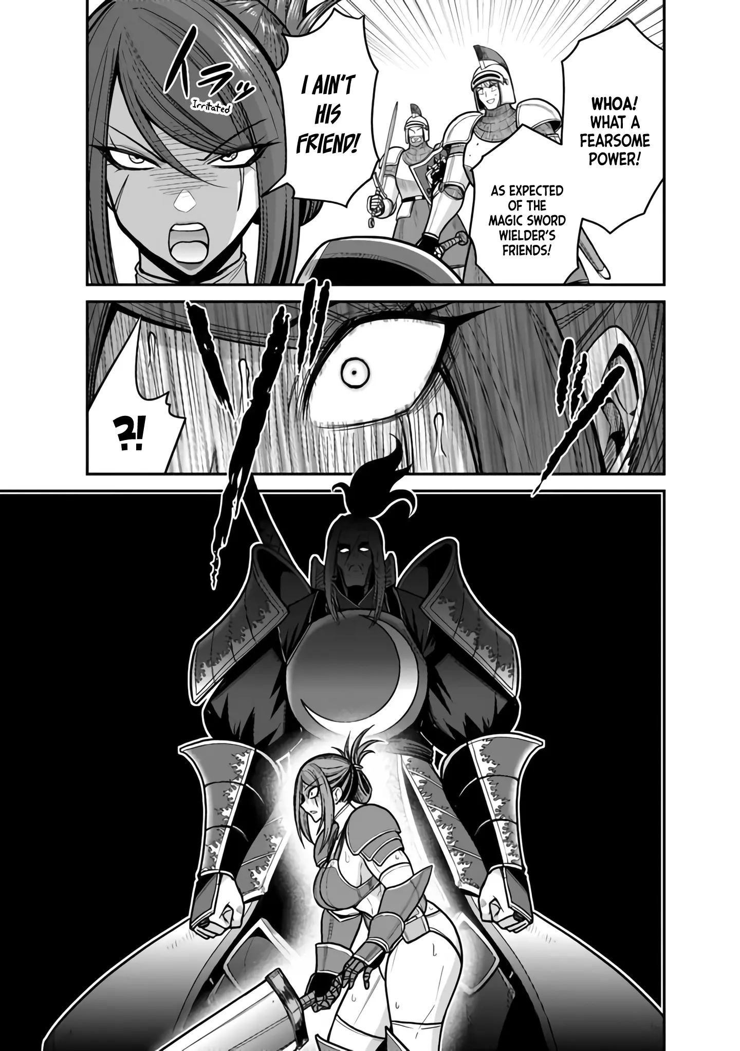 Kujibiki Tokushou Musou Harem-Ken - Vol.10 Chapter 46: The Mighty Wielder Of The Magic Sword, The Sword Warlord Miltos Attacks!