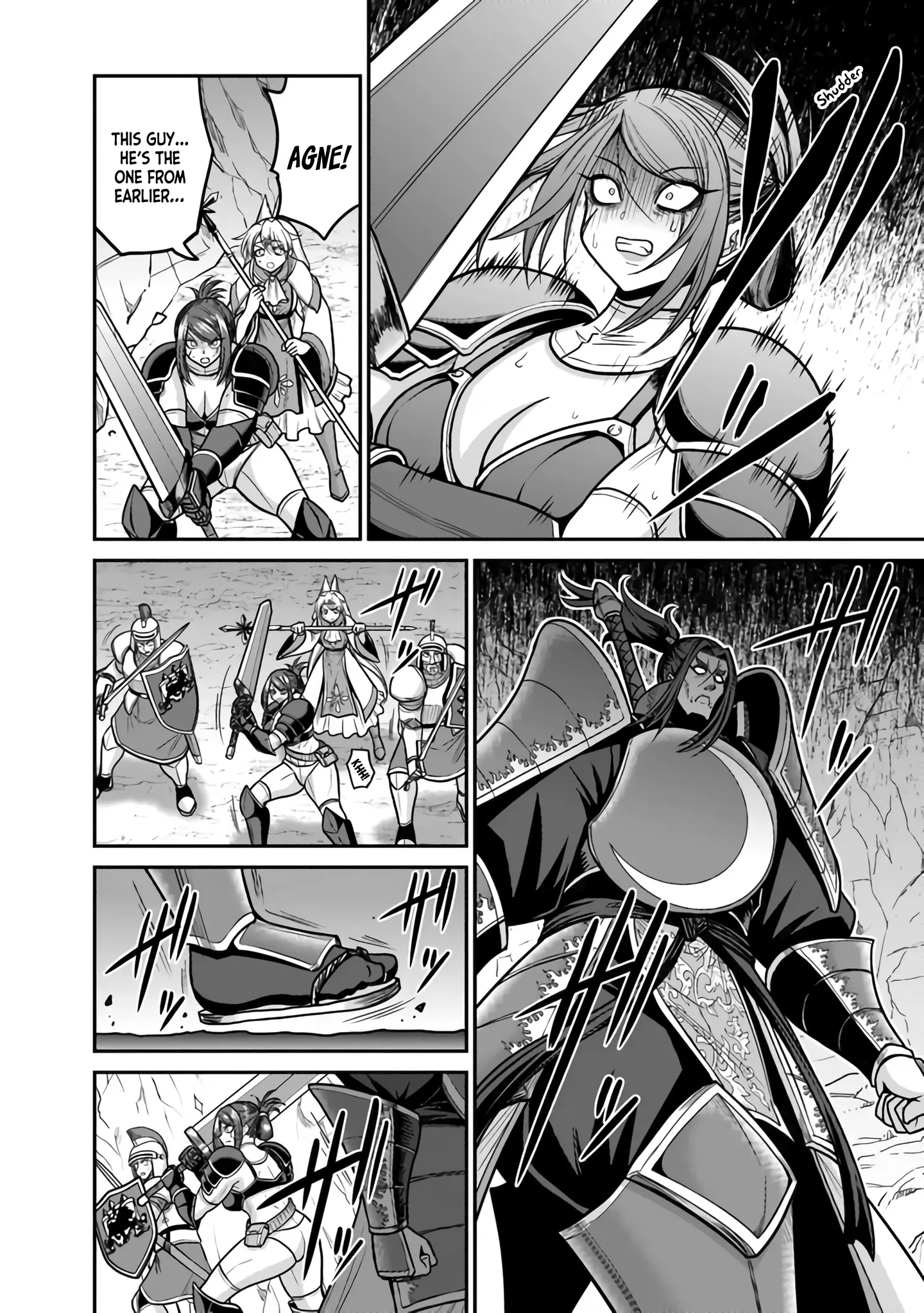 Kujibiki Tokushou Musou Harem-Ken - Vol.10 Chapter 46: The Mighty Wielder Of The Magic Sword, The Sword Warlord Miltos Attacks!