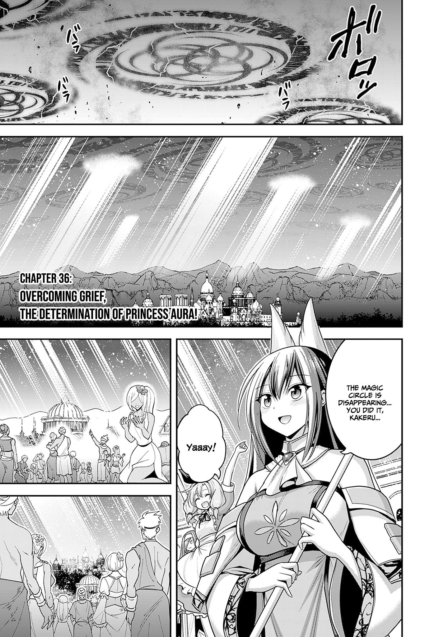 Kujibiki Tokushou Musou Harem-Ken - Chapter 36: Overcoming Grief, The Determination Of Princess Aura!