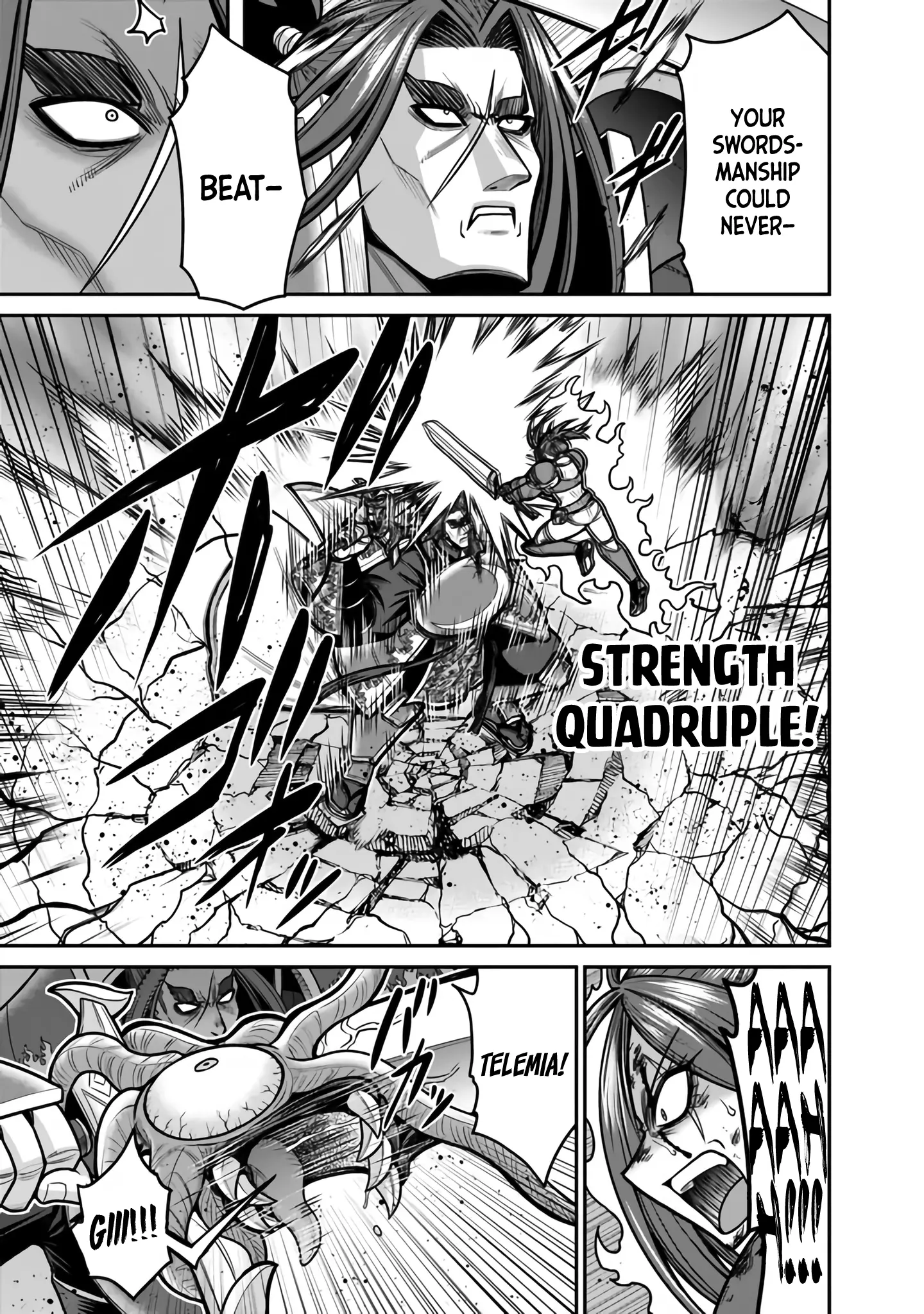 Kujibiki Tokushou Musou Harem-Ken - Vol.10 Chapter 47: Head-On Clash! Ultimate Devilish Sword Vs. The Power Of Bond!