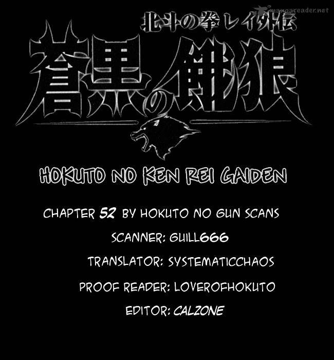 Soukoku No Garou - Hokuto No Ken Rei Gaiden - Chapter 52 : The Secret