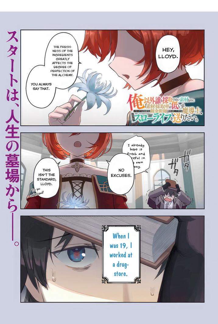 Ore Igai Dare Mo Saishu Dekinai Sozai Na No Ni "Sozai Saishuritsu Ga Hikui" To Pawahara Suru Osananajimi Renkinjutsushi To Zetsuen Shita Senzoku Madoushi, Henkyou No Machi De Slow Life Wo Okuritai. - Chapter 1