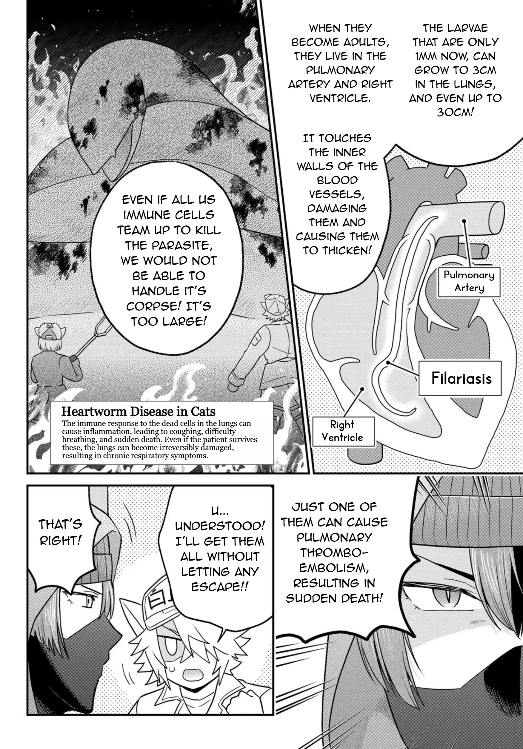 Cells At Work! Cat - Vol.3 Chapter 14: Chapter 14: Heartworms