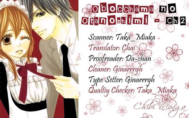 Obocchama No Otanoshimi - Vol.1 Chapter 2