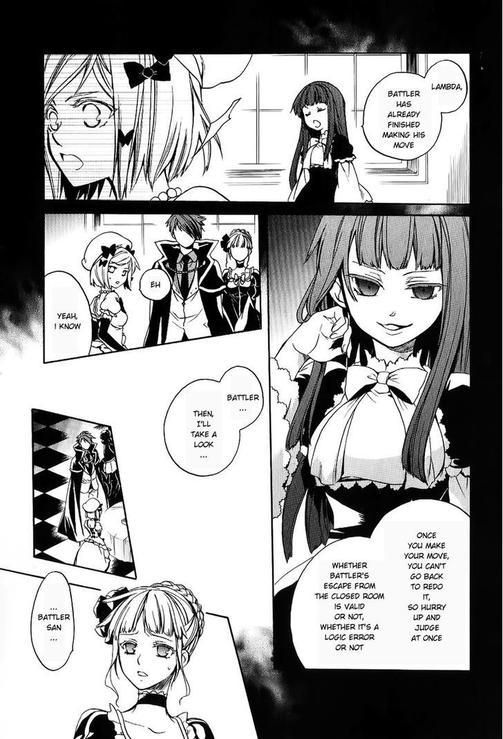 Umineko No Naku Koro Ni Chiru Episode 6: Dawn Of The Golden Witch - Vol.5 Chapter 18 : The Duel Over Battler S Disappearance