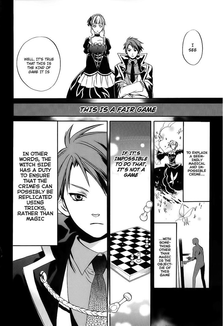 Umineko No Naku Koro Ni Chiru Episode 6: Dawn Of The Golden Witch - Vol.4 Chapter 13 : Detective Authority And The Premise Of Magic