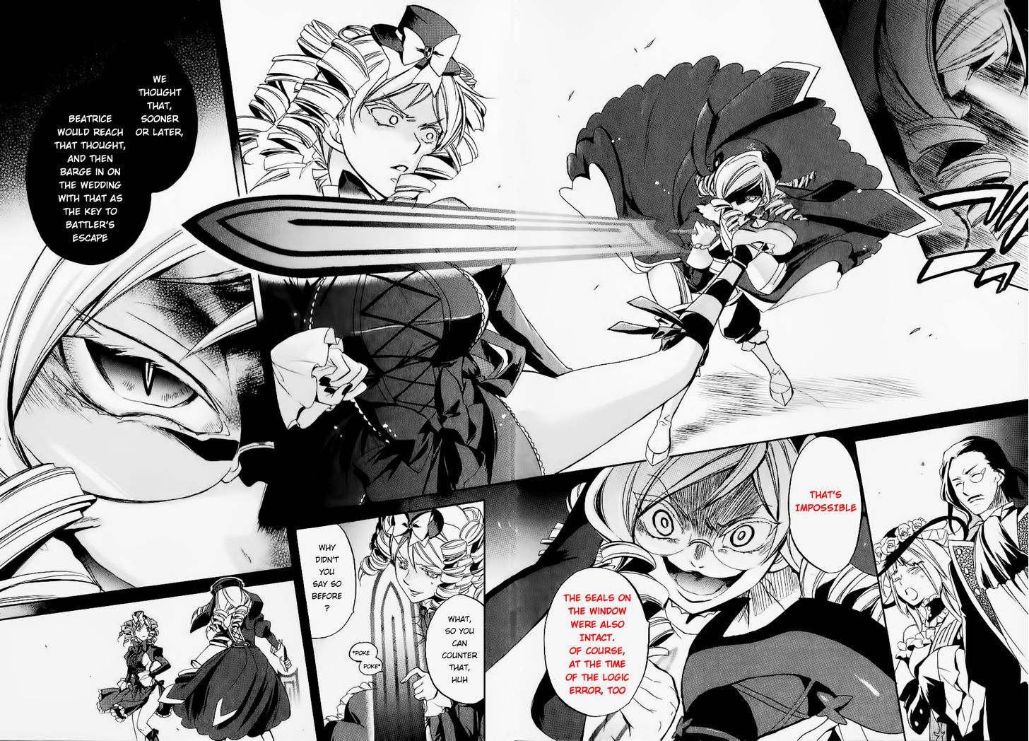 Umineko No Naku Koro Ni Chiru Episode 6: Dawn Of The Golden Witch - Vol.5 Chapter 21 : Wedding And Duel