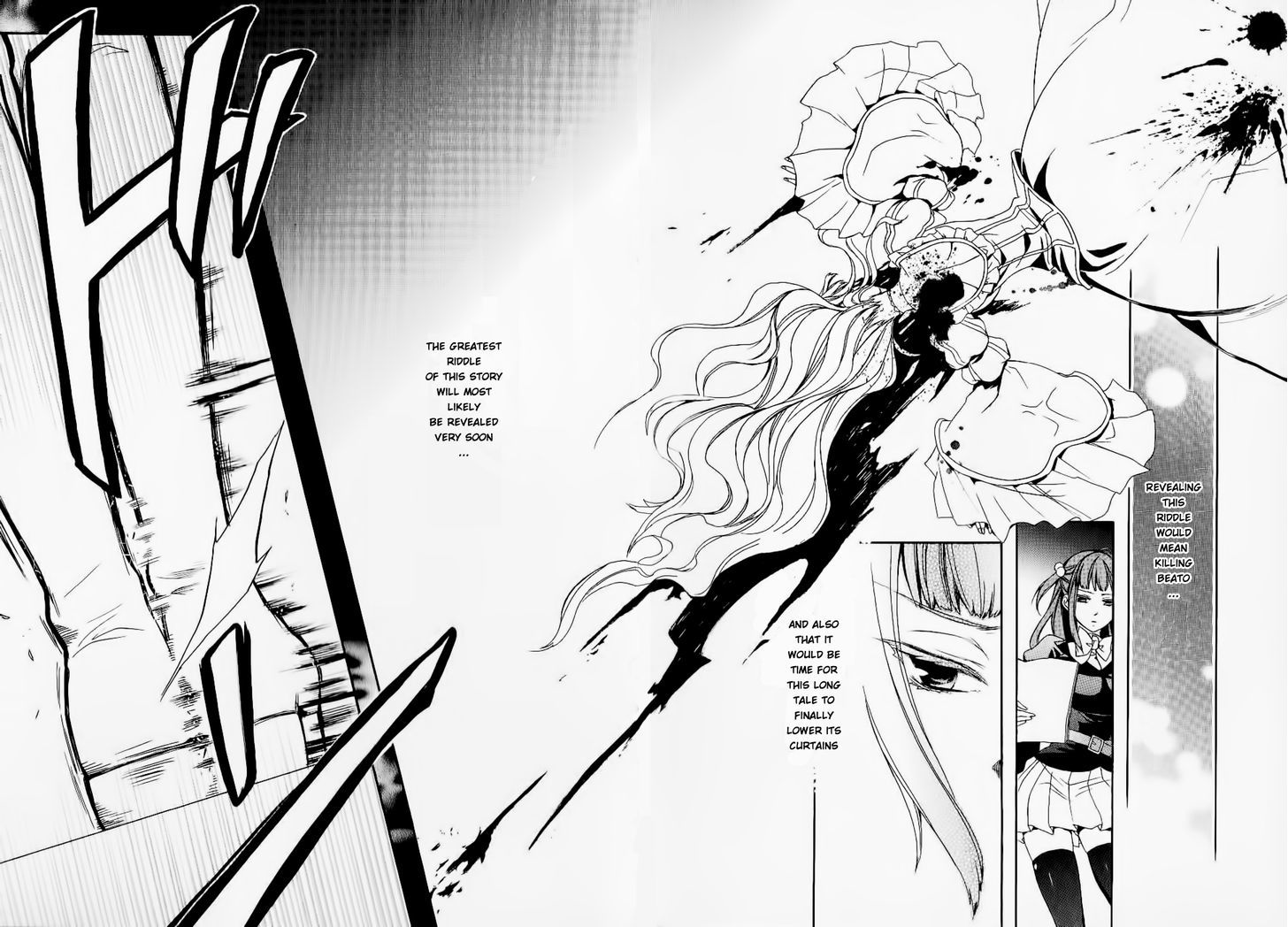 Umineko No Naku Koro Ni Chiru Episode 6: Dawn Of The Golden Witch - Vol.5 Chapter 21 : Wedding And Duel