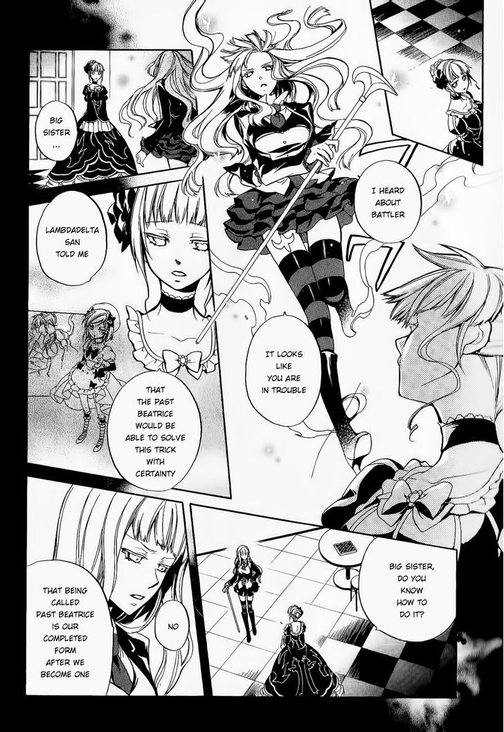 Umineko No Naku Koro Ni Chiru Episode 6: Dawn Of The Golden Witch - Vol.5 Chapter 20 : The Story So Far