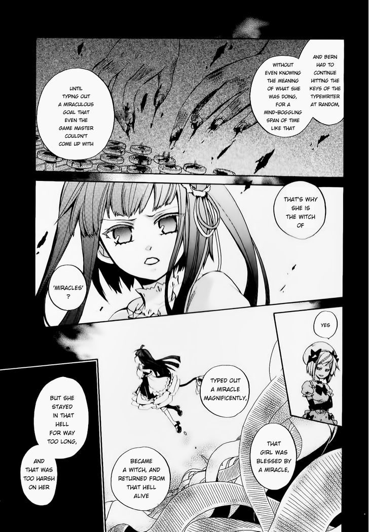 Umineko No Naku Koro Ni Chiru Episode 6: Dawn Of The Golden Witch - Vol.5 Chapter 20 : The Story So Far