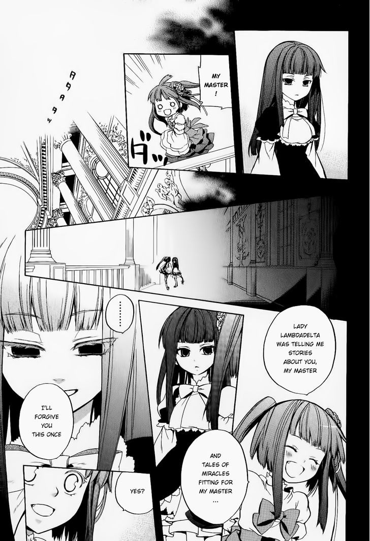 Umineko No Naku Koro Ni Chiru Episode 6: Dawn Of The Golden Witch - Vol.5 Chapter 20 : The Story So Far