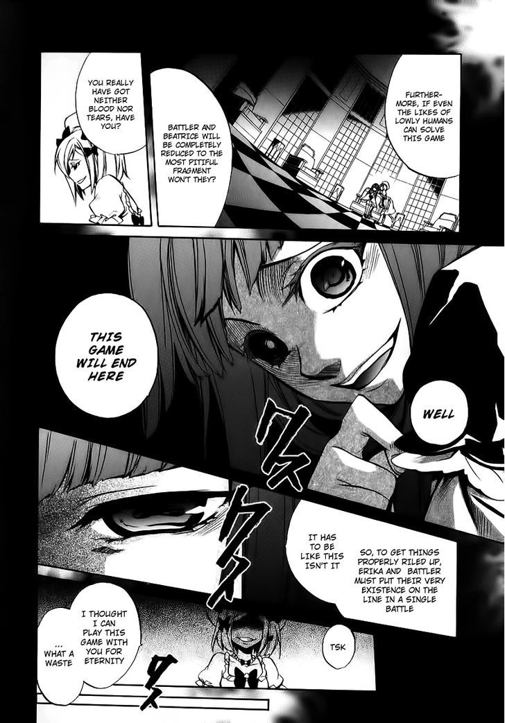 Umineko No Naku Koro Ni Chiru Episode 6: Dawn Of The Golden Witch - Vol.4 Chapter 14 : The Battler Of The Red And The Blue