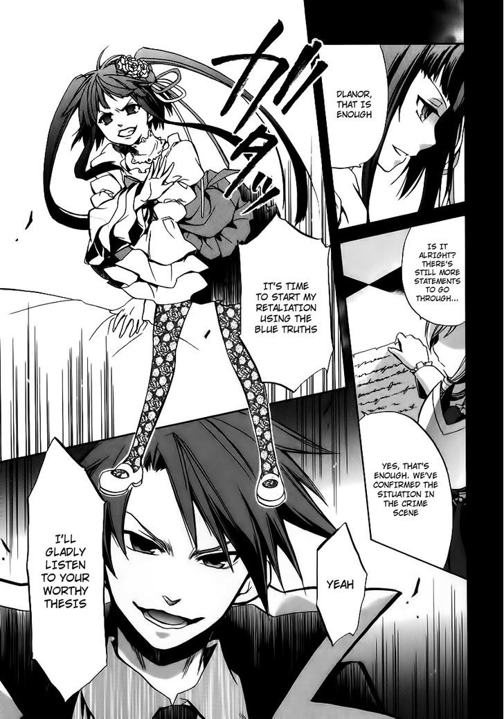 Umineko No Naku Koro Ni Chiru Episode 6: Dawn Of The Golden Witch - Vol.4 Chapter 14 : The Battler Of The Red And The Blue