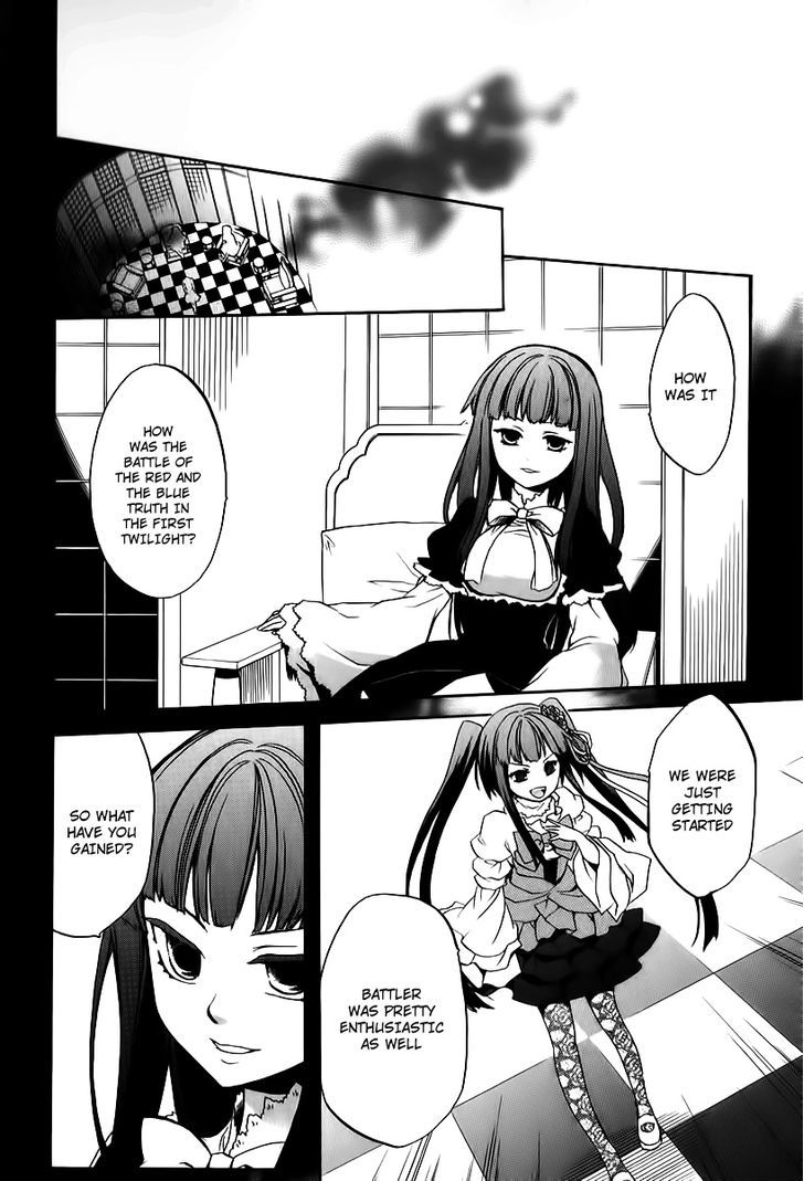 Umineko No Naku Koro Ni Chiru Episode 6: Dawn Of The Golden Witch - Vol.4 Chapter 14 : The Battler Of The Red And The Blue