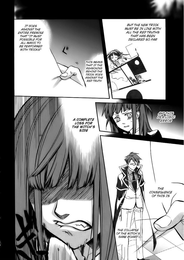 Umineko No Naku Koro Ni Chiru Episode 6: Dawn Of The Golden Witch - Vol.4 Chapter 16 : A Small Mistake