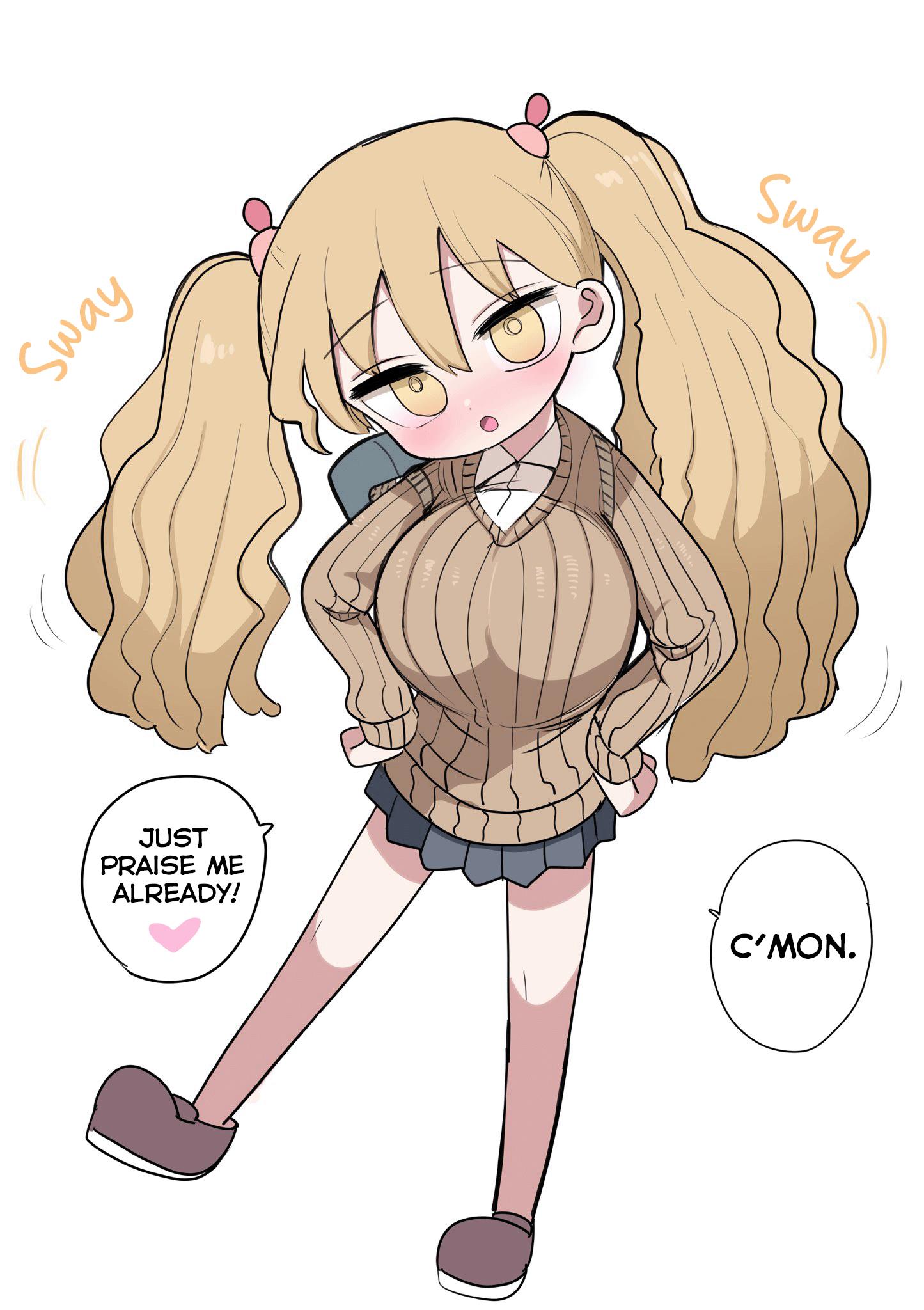 Chiisai Gyaru - Chapter 21.5: Twin Tails' Day Illustration.