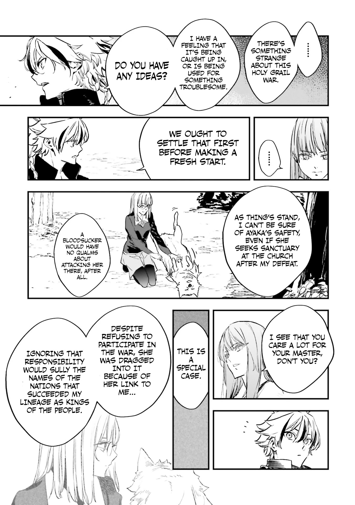 Fate/Strange Fake - Chapter 17.2: End Of Escape (Part 2)