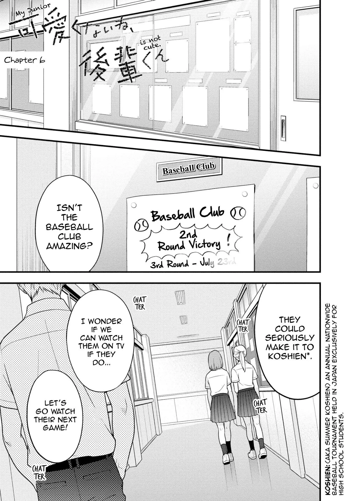 Kawaikunai Ne, Kouhai-Kun - Vol.1 Chapter 6