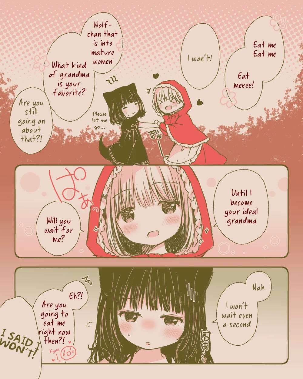 Daring Little Red Riding Hood And Herbivorous Wolf-Chan - Chapter 1: 1-8