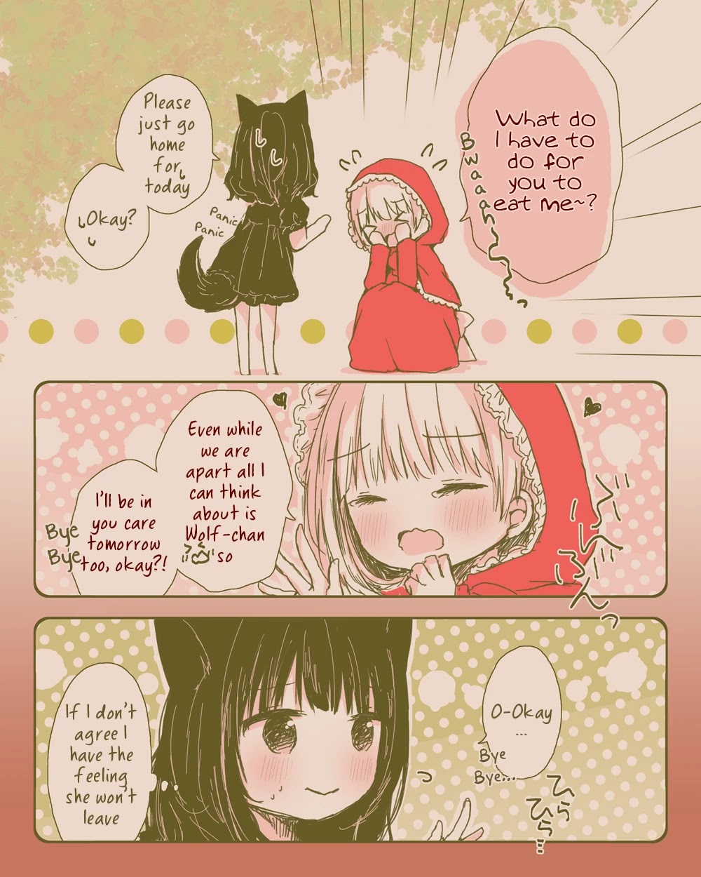 Daring Little Red Riding Hood And Herbivorous Wolf-Chan - Chapter 1: 1-8