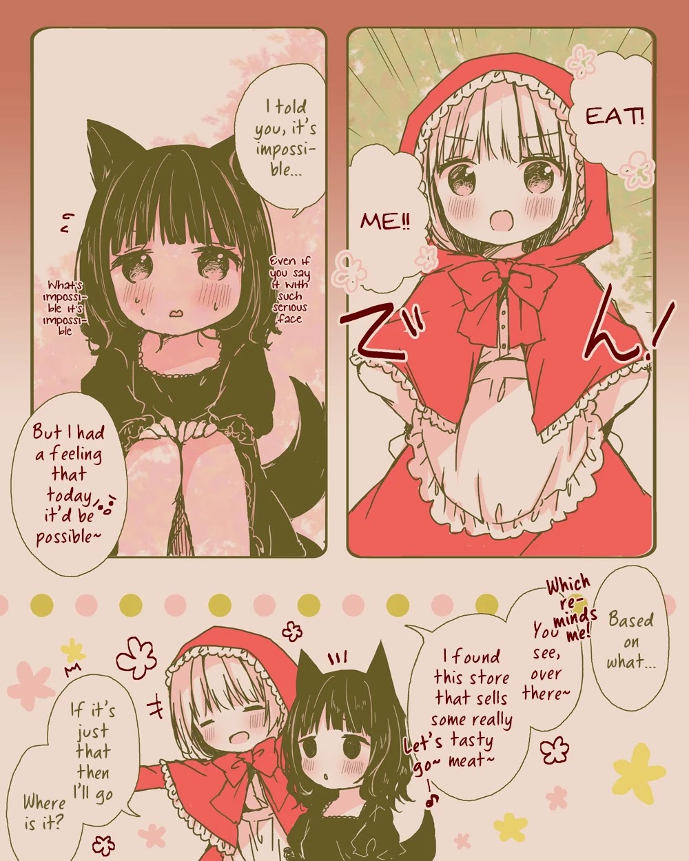 Daring Little Red Riding Hood And Herbivorous Wolf-Chan - Chapter 1: 1-8