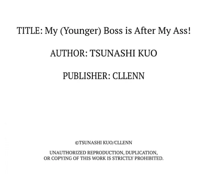 My Younger Boss Is After My Ass! - Chapter 1