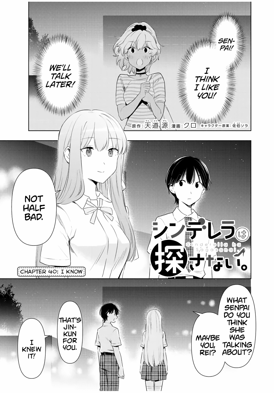 Cinderella Wa Sagasanai. - Chapter 40: I Know