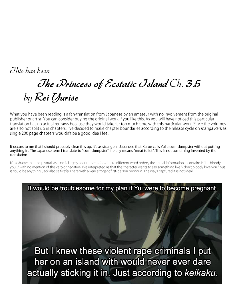 The Princess Of Ecstatic Island - Vol.3 Chapter 3.5