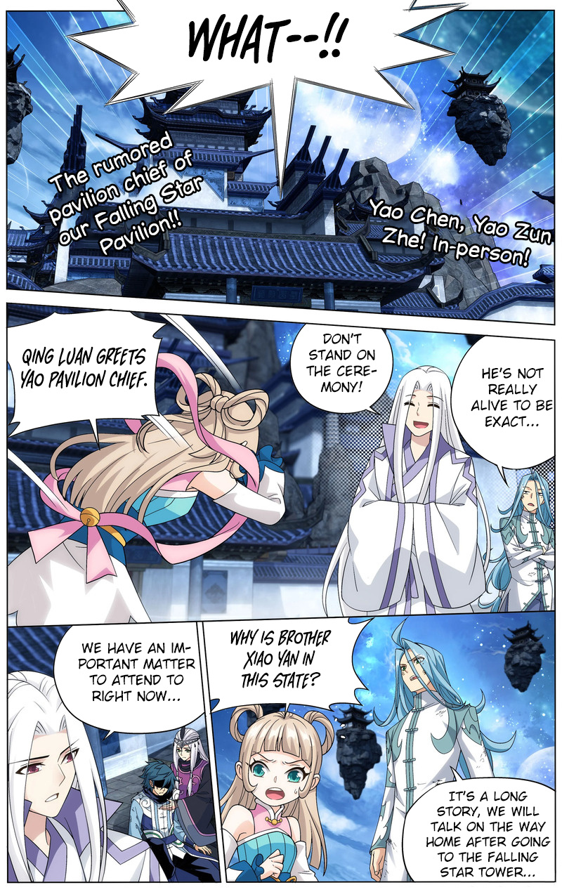 Battle Through The Heavens - Chapter 302: The Falling Star Pavilion