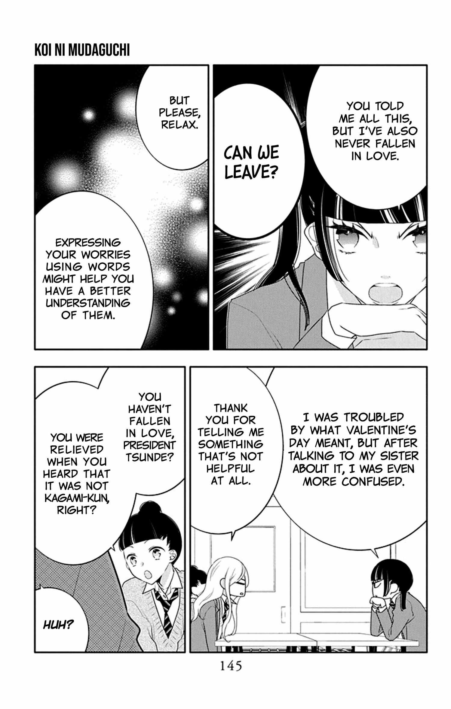 Koi Ni Mudaguchi - Chapter 15