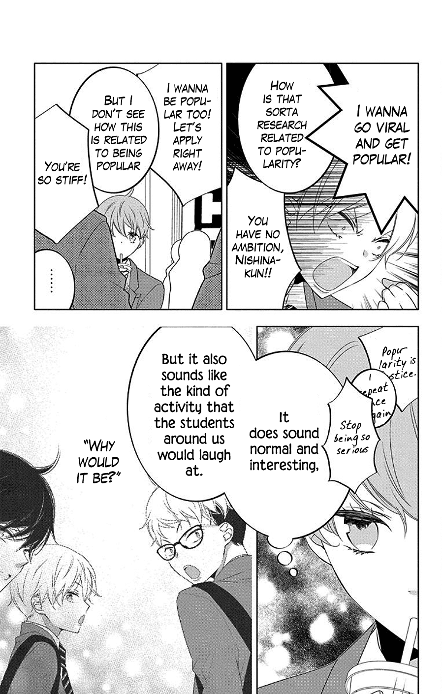 Koi Ni Mudaguchi - Vol.2 Chapter 7: Comparing Heights And Bubble Tea